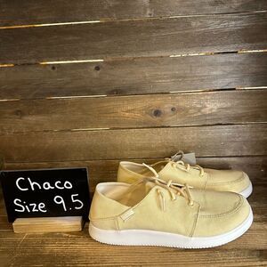 New Womens Chaco Chillos Slip On Yellow Casual Comfort Shoes Sneakers Size 9.5 M